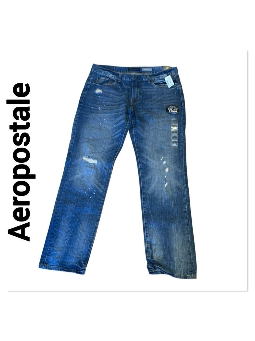 AEROPOSTALE Skinny Distressed Jeans size 32x32 NWT